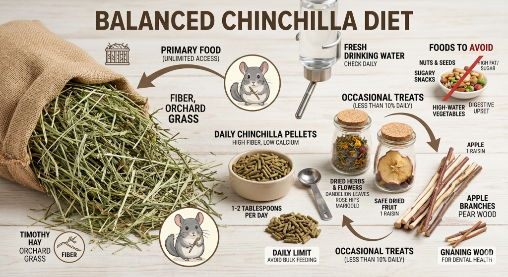chinchilla diet_chinchillacarehq.com